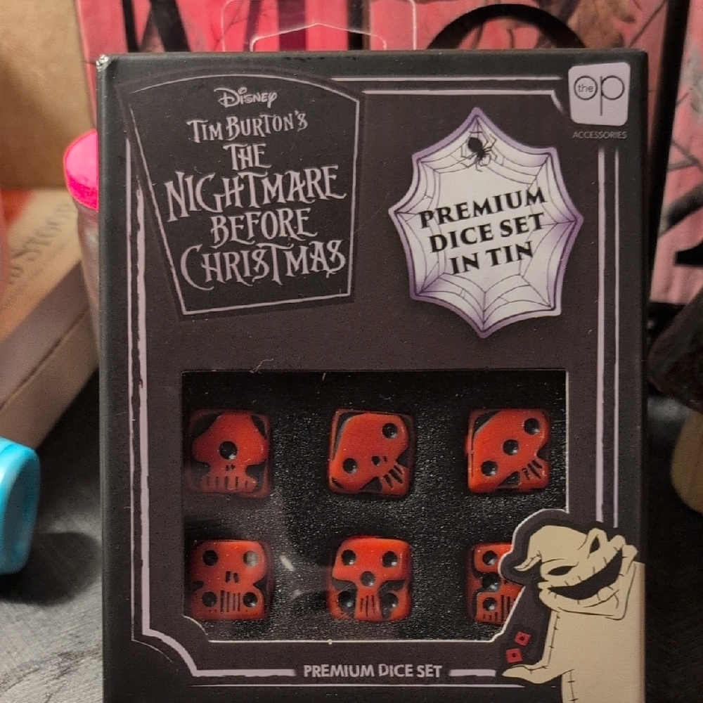 Brand New Disney The Nightmare Before Christmas Premium Dice Set